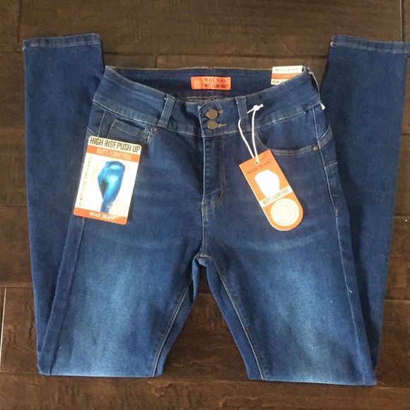 ❤️NWT!!!❤️Wax Jean High Rise Push Up Butt, I ❤️ u. - Picture 1 of 8